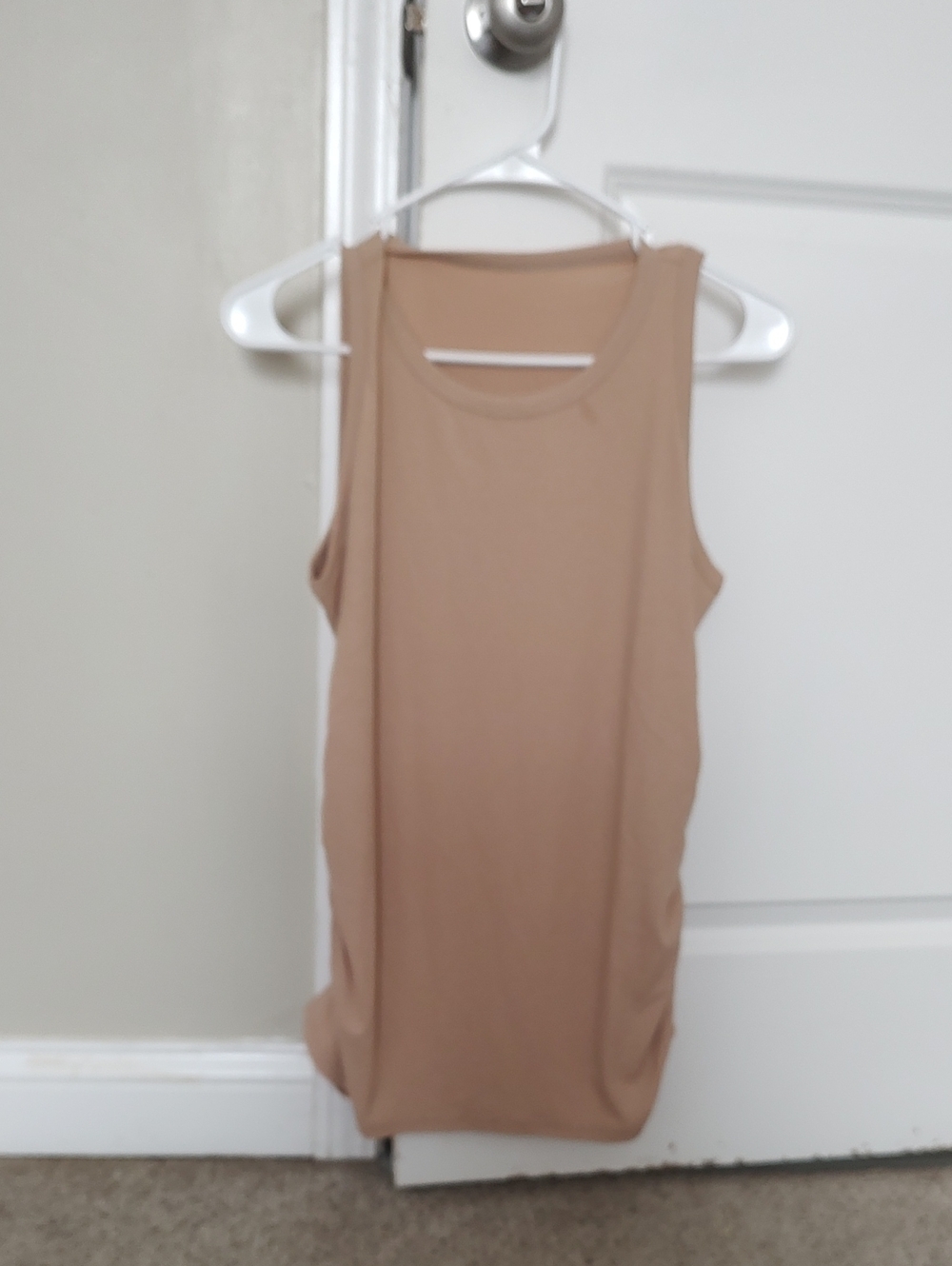 Amazon Women’s Maternity Tank Top in Beige
